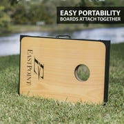 Eastpoint Sports Deluxe Bean Bag Toss 3 Ft X 2 Boards Feature Reinforced Corners And Sides For Exciting Play 8 Colorful Blue