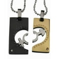 thumbnail image 4 of R.H. Jewelry Stainless Steel Pendant Lovers Couple Matching Set, 4 of 4