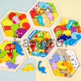 thumbnail image 4 of For Wooden Jigsaw Puzzle Childrens Intelligence Puzzle Marine Style, 4 of 5