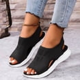 thumbnail image 2 of Dakaela Women's Walking Sandals Arch Support Orthotic Slip on Shoes Plantar Fasciitis Platform Sandals, 2 of 6