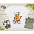 thumbnail image 2 of Funny Cat Bicycle Lover Gift Idea Shirt Women Men Kid Boys Girls Bicycle Kitten Tshirt Design Bike Lover Birthday Present Dad Mom T-shirt, 2 of 7
