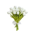 thumbnail image 3 of InsCrazy Small Artificial Flower Indoor Spring Summer Decoration High End Flower Plastic Flowers Tulips on Clearance, 3 of 7