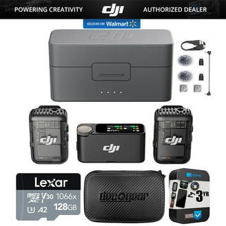 DJI Wireless Lavalier Microphone, 250m Range, 15-Hour Battery