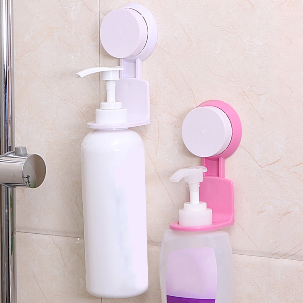 Bathroom Shower Gel Hanger Suction Cup Shampoo Wall Mounted Rack Shelf Popul HK 