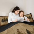 thumbnail image 5 of Castle Fairy Woodland Wildlife Wolf 3 Pieces Queen Comforter Set for Teens Adults,Abstract Vintage Ultra Soft Bedding Sets,Jungle Animal Bedding Comforter Set Breathable,Ultra Soft Home Decor, 5 of 8