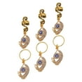 thumbnail image 6 of 6 Pcs Dreadlocks Hair Wraps Evil Eye Beads Clip Snake Braid Ring, 6 of 7
