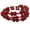 Brick Red, variant on Crystal Wrap Bracelet