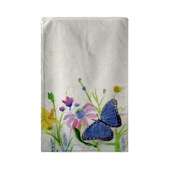 Betsy Drake Interiors Betsy's Blue Morpho Beach Towel