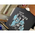 thumbnail image 3 of Nicolas Cage Band Shirt ORIGINAL Black Shirt Face Off Edition, Hand Printed GnuYorker Desi, 3 of 5