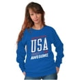thumbnail image 3 of United States of Awesome Patriotic Sweatshirt for Men or Women Brisco Brands X, 3 of 6