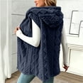 thumbnail image 4 of Hueook Vest for Women Fleece Sleeveless Zip Up Casual Plush Vest Coat with Pockets Navy 2X, 4 of 8