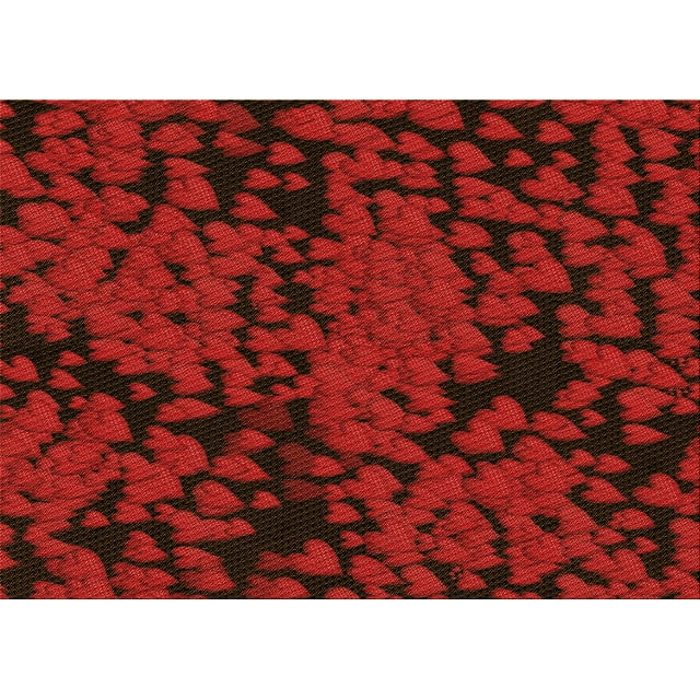 Ahgly Company Tapis d'Intérieur Rectangulaire Transitionnel Lavable à la Machine, Rouge Safran, 8 Pieds x 12 Pieds