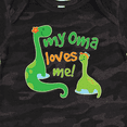 thumbnail image 4 of Inktastic My Oma Loves Me Dinosaur Boys Baby Bodysuit, 4 of 5