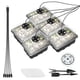 thumbnail image 1 of Kit de Inicio de Semillas Xihbxyly con Bandeja de 5 Paquetes con Luces para Invernadero, 1 of 2