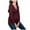 Wine, variant on Leesechin Maternity Shirts Women Pregnant Nusring V-Neck Long Sleeve Tops Solid Ruffle Blouse Top