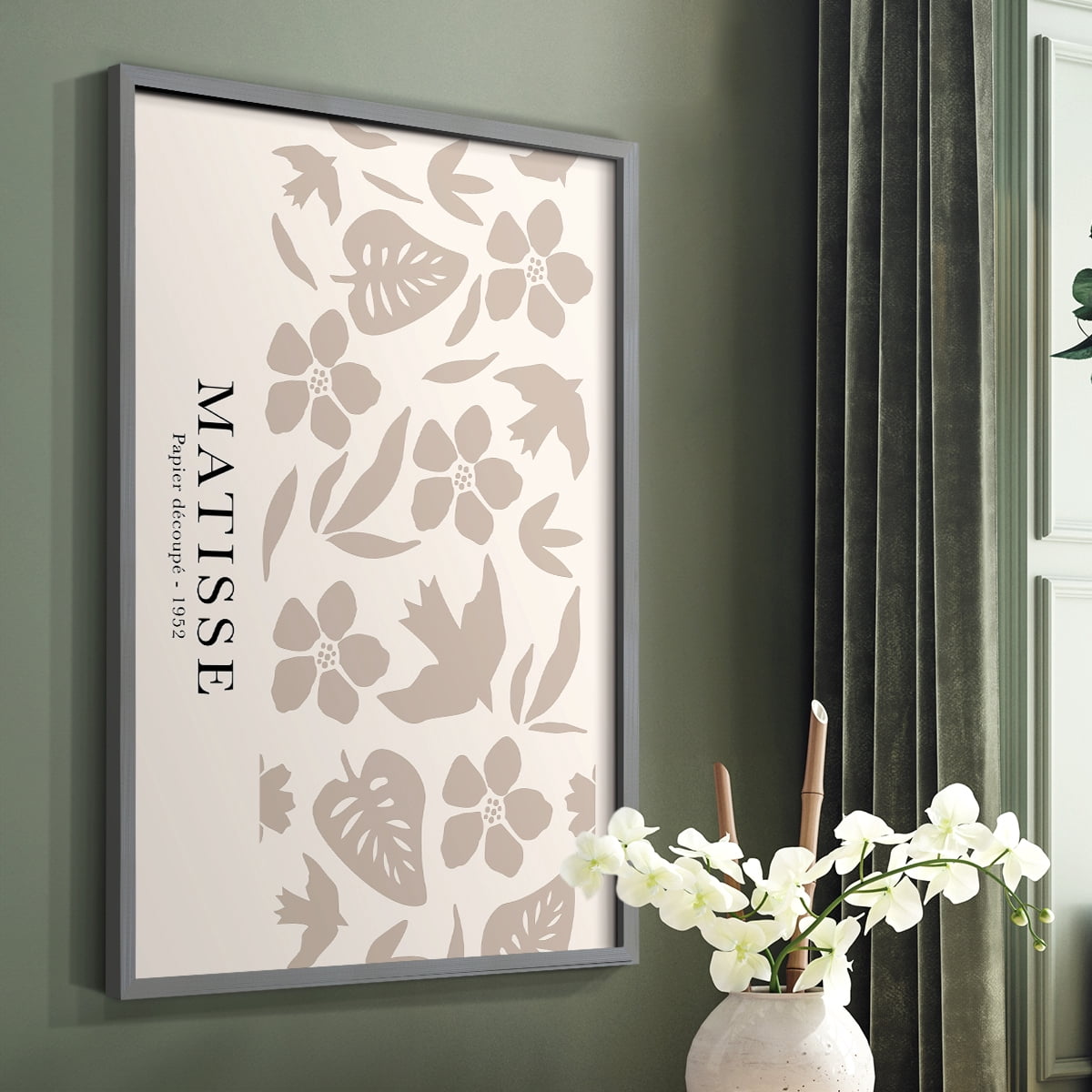 Matisse CCLVII in Solid Wood 11 x 14 Framed Print