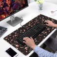 thumbnail image 2 of Long Mouse Pads for Desk,Pioneer Flower Floral Print Pattern Desk Mats on Top Of Desks, Desk Mouse Pad Extra Large with 3mm Non-Slip Base and Stitched Edge for Gaming,Office,Work,Home 31.5"x15.7", 2 of 6