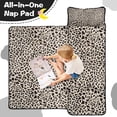 thumbnail image 4 of Black and Tan Leopard Print Toddler Nap Mats for Kids Preschool,Sleeping Mat Bag or Kids,Toddler Sleeping Bag,Toddler Nap Mat or Daycare, 4 of 6