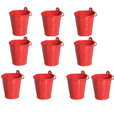 

Christmas Deal Mini Metal Bucket For Home Storage Craft And Gardening（10PC）