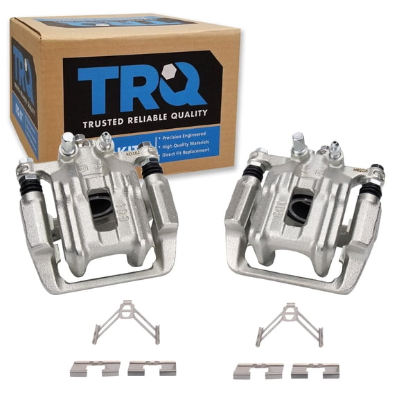 TRQ Rear Brake Caliper Set Compatible with 2007-2012 Acura RDX 2010-2011 Honda Accord Crosstour 2007-2011 CR-V