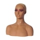 thumbnail image 4 of Cabeza de maniquí femenina con hombro, soporte multiusos para sombrero, 16,5 pulgadas de alto, accesorios para uso profesional o personal, 4 of 9