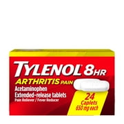 Tylenol 8 Hour Arthritis & Joint Pain Acetaminophen Caplets, 24 Count
