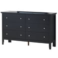 thumbnail image 4 of Glory Furniture Primo 6-Drawers Bedroom Dresser in Black, 4 of 6