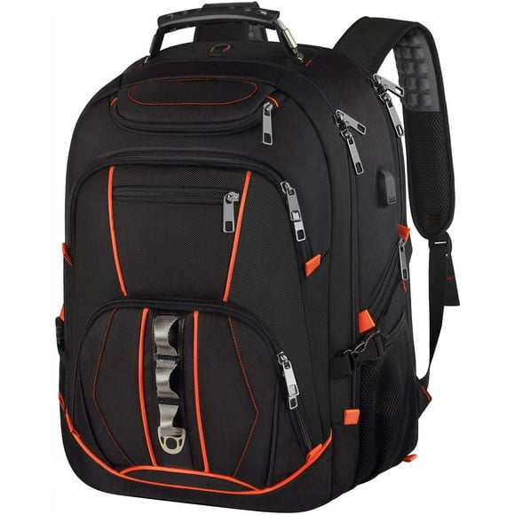 Travel Laptop Backpack,Extra Large 18.4 inch Gaming Laptop Backpacks with USB Charging Port,Big Capacity TSA Friendly RFID Anti Theft Pocket Durable College School unisex Heavy Duty Computer Bookbag