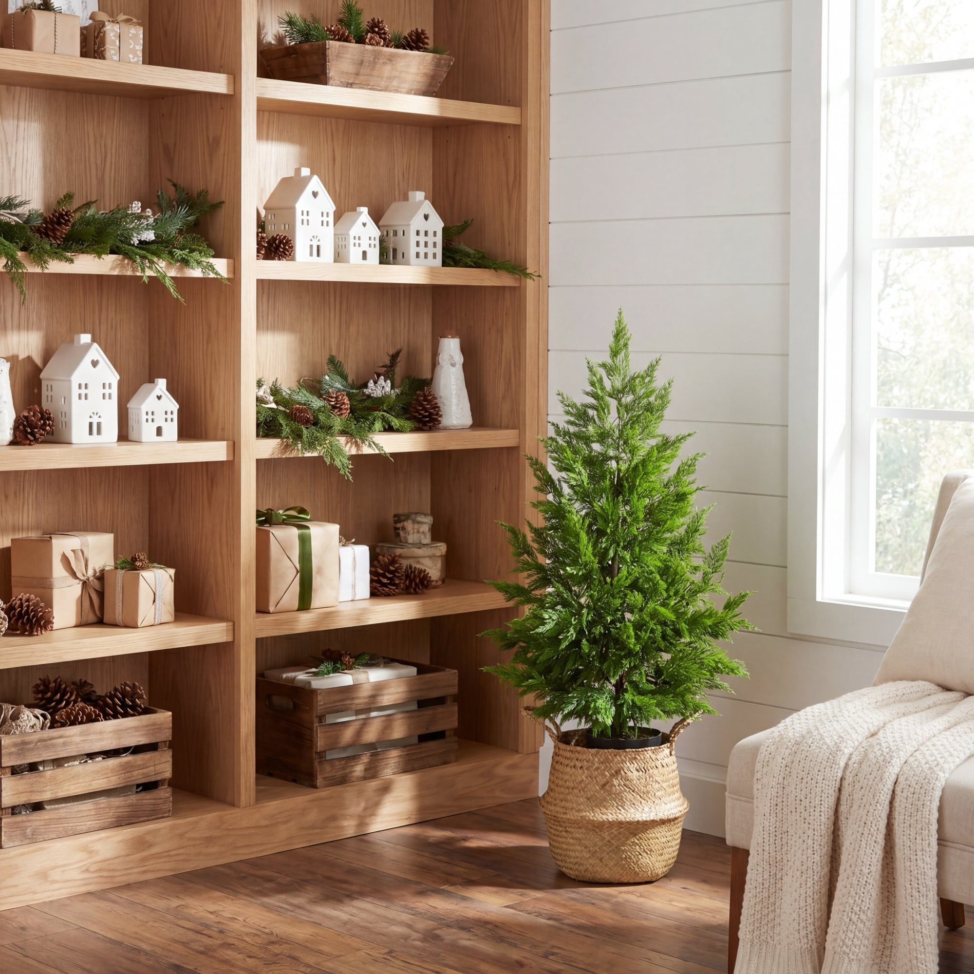 38in. Artificial Real Touch Cypress Christmas Tree