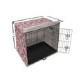thumbnail image 6 of Peony Dog Crate Cover, Repetitive Vibrant Tones Modernized Flowers Print, Easy to Use Pet Kennel Cover Small Dogs Puppies Kittens, 7 Sizes, Pink Blush Grey, by Ambesonne, 6 of 6