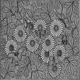 thumbnail image 1 of Ahgly Company Machine Washable Indoor Square Transitional Black Area Rugs, 6' Square, 1 of 7