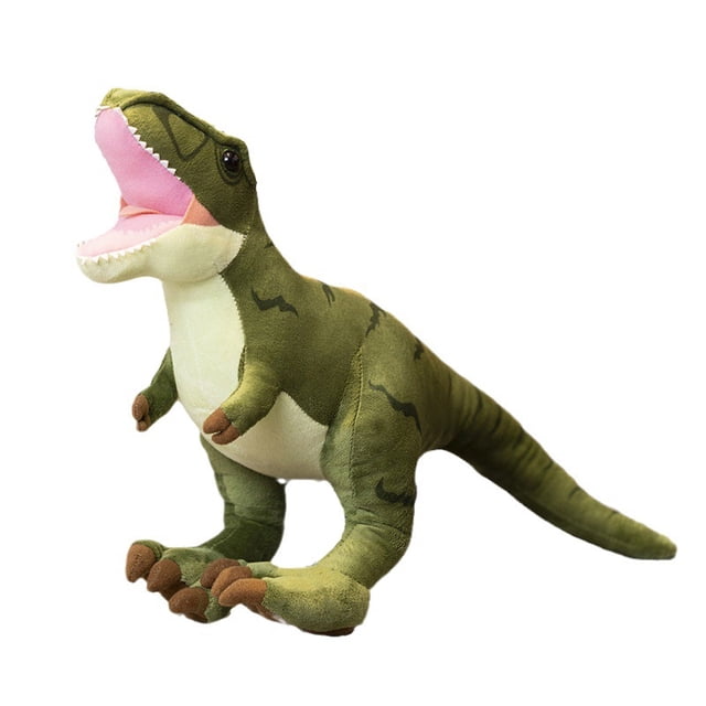 Tiranosaurio T-Rex de peluche con dibujos animados de dinosaurios, 30-40 cm