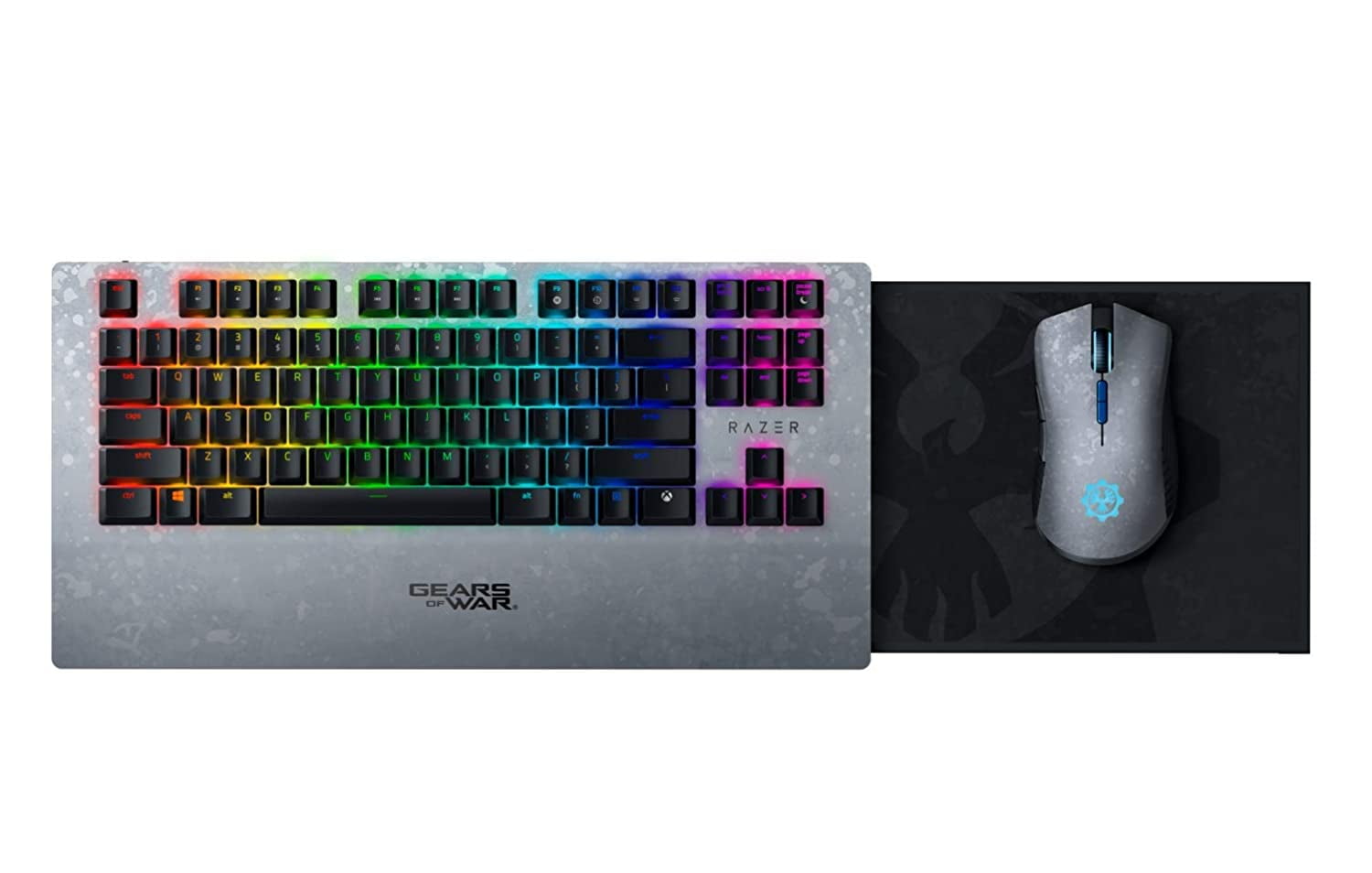 Razer Turret Wireless Mechanical Gaming Keyboard /& Mouse Combo for PC /& Xbox One: Chroma RGB//Dynamic Lighting Renewed Retractable Magnetic Mouse Mat 40hr Battery