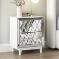 thumbnail image 3 of SHYFOY 2-Drawer Nightstand Mirrored End Table Bedside Table for Bedroom, Living Room Furniture, 3 of 8