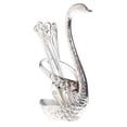 thumbnail image 1 of Tenedores con Sostenedor de Forma Cisne Accesorios Decorativo para Hogar Cocina Comida Plata Hugo Cubiertos Cubiertos, 1 of 7