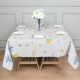 thumbnail image 3 of 52x52 Inch Waterproof Square Tablecloth, Thickened Polyester Table Cover for Dining & Parties, Floral Print, 3 of 6