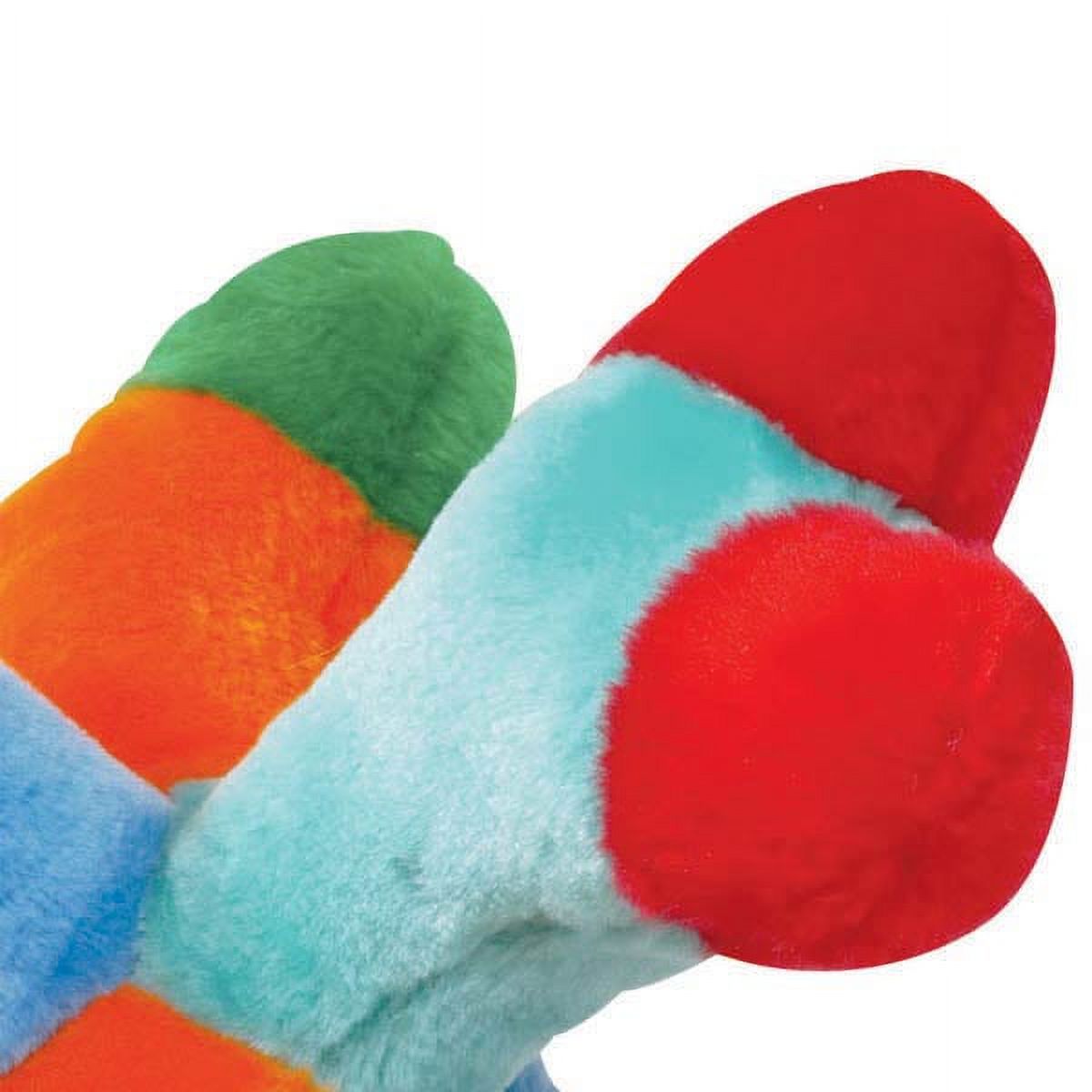Attack - A - Jack BIG Breed Dog Toy Colorful 6 Squeaker Soft Toy For Large Dogs