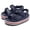 navy, variant on Toddler Boys Girls Double Buckle Sandals Open Toe Flat Slide Kids With Adjustable Back Strap navy 9