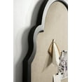 thumbnail image 7 of Kate and Laurel Hogan Farmhouse Framed Arch Fabric Pinboard, 24 x 36, Black, Decorative Bulletin Board with Moroccan Arch and Linen Fabric Pinning Surface for Wall, 7 of 7