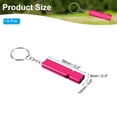 thumbnail image 2 of Uxcell Survival Whistle, Loud Sound Aluminum Outdoor Safety Whistle for Camping Hiking Rose Red, 2 of 6