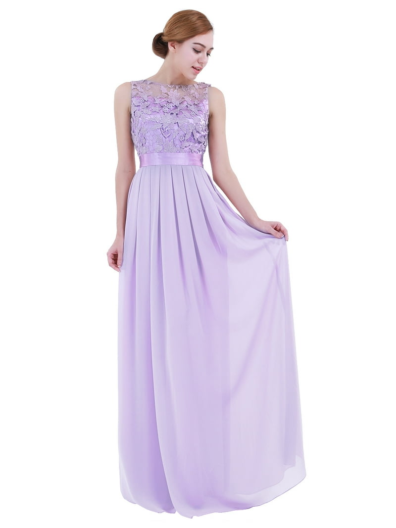 blue dress for baby girl Cute Dark Purple Knee Length Satin Bridesmaid Dress, Lace Floral Party –  Cutedressy