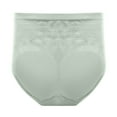 thumbnail image 4 of Bigersell Plus Size Panties for Women Clearance Silk Panties Women High Cut Panty Style P-380 Cotton Plus Size Panties Ladies Thongs Briefs Mid Waist Women's Briefs Green L, 4 of 8