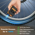 thumbnail image 5 of HOMPOW Bike Pump, 150PSI Portable Bicycle Air Pump with Guage, Mini Cordless Electric Tire Inflator for Bike, 5 of 5