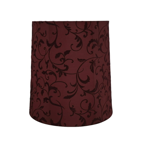 Aspen Creative 35039 Transitional EmpireShaped Spider Construction Lamp Shade in Red, 14" wide (12" x 14" x 15")