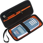 BOVKE Carrying Case for Texas Instruments TI-30XS Multiview/TI-34 Multiview/TI-36X Pro Scientific Calculator, Extra Mesh Pocket for USB Cables Pens Other School Supplies, Black
