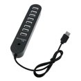 thumbnail image 3 of axGear 8 Port USB 2.0 Data HUB High Speed Splitter Extender Built-In USB Cable, 3 of 6
