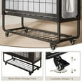 thumbnail image 5 of Feonase Folding Bed with Mattress, Roll Away Beds for Adults, Portable Foldable Bed, 76" x 38" Fold up Bed with Metal Frame on Wheels, Space Saving, 5 of 9