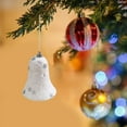 thumbnail image 5 of Beautynvta Christmas Ornaments, Christmas Glitter Bell Pendant, Christmas Sparkle Bell Hanging Decoration for Xmas Tree Windows Party Decor, White, 5 of 6