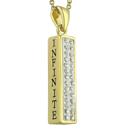 Brilliance Fine Jewelry Truly Inspired Gold Plated 'Destiny, Infinite