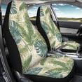 thumbnail image 4 of XYZCANDO Leaves Pattern Vehicle Seat Protector for Man Easy to Install Car Seat Covers Stretchy Auto Interior Decor, for Van SUV Sedan, 4 of 10